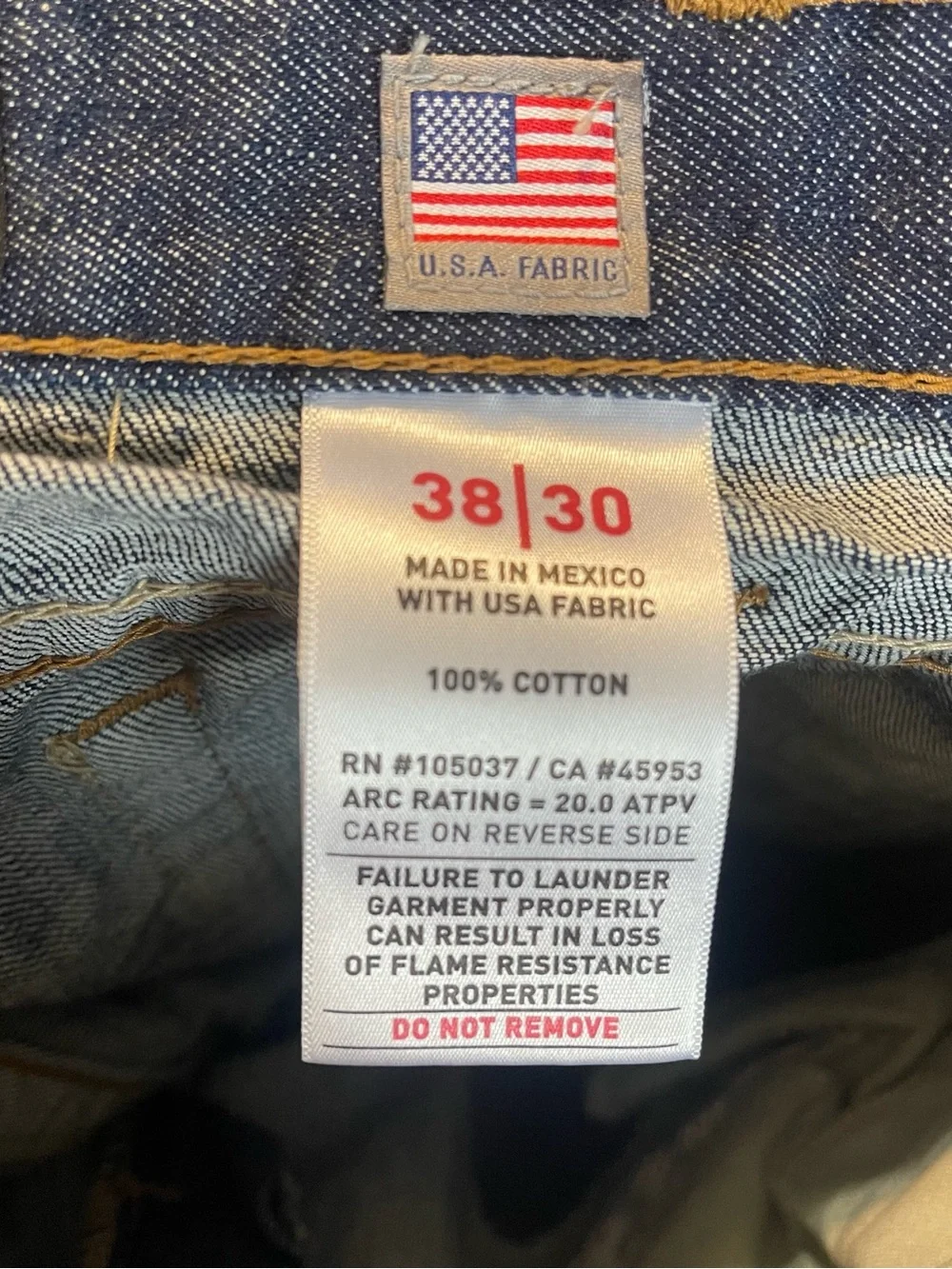 Ariat Men's Bootcut Jeans in Dark Blue Denim